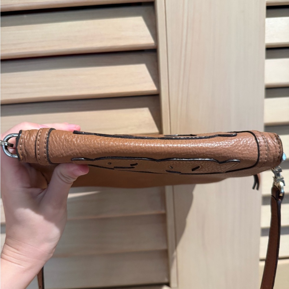 Tory Burch Brown Leather Crossbody Bag - Picture 11 of 14